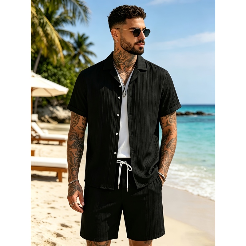 Setelan Kasual Musim Panas Pri - Summer Clothing Sets ulasan dan harga