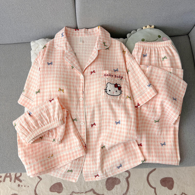 Piyama Wanita Hello Kitty Sete - Summer Clothes ulasan dan harga