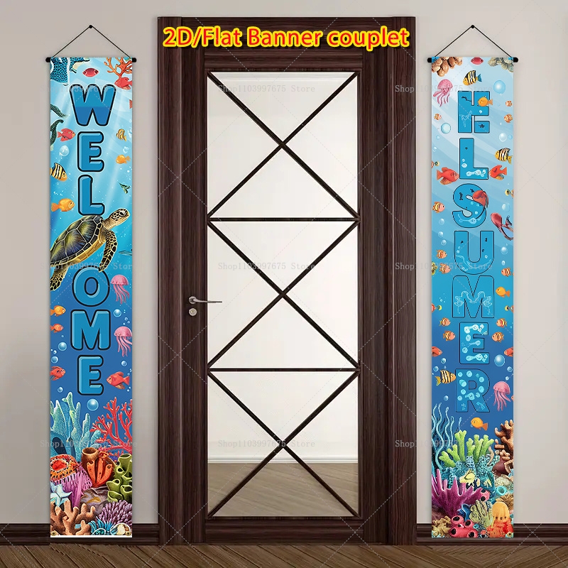 Dekorasi Pesta Musim Panas 2D  - Summer Clothing Banner ulasan dan harga