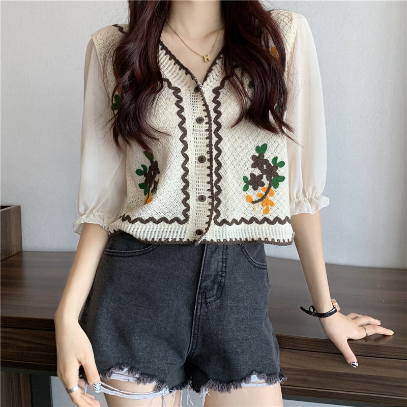 Atasan Kardigan Terbuka Desain - Summer Clothing Design ulasan dan harga