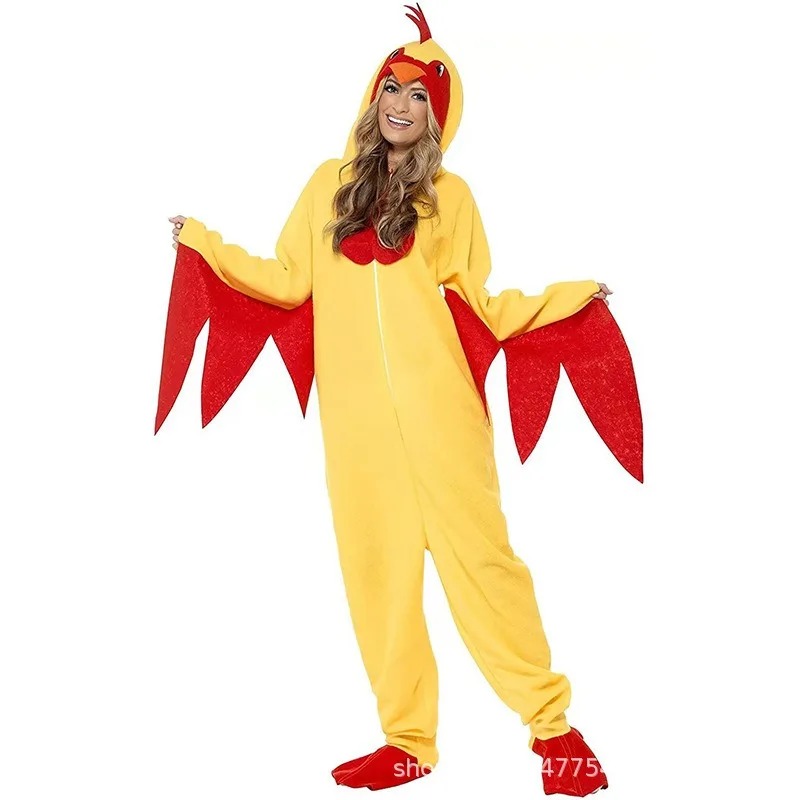 Kostum Ayam Halloween Pria Wan - Romper Playsuit Women ulasan dan harga