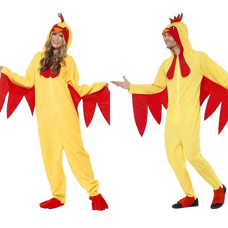 Kostum Ayam Halloween Pria Wan - Romper Playsuit Women ulasan dan harga