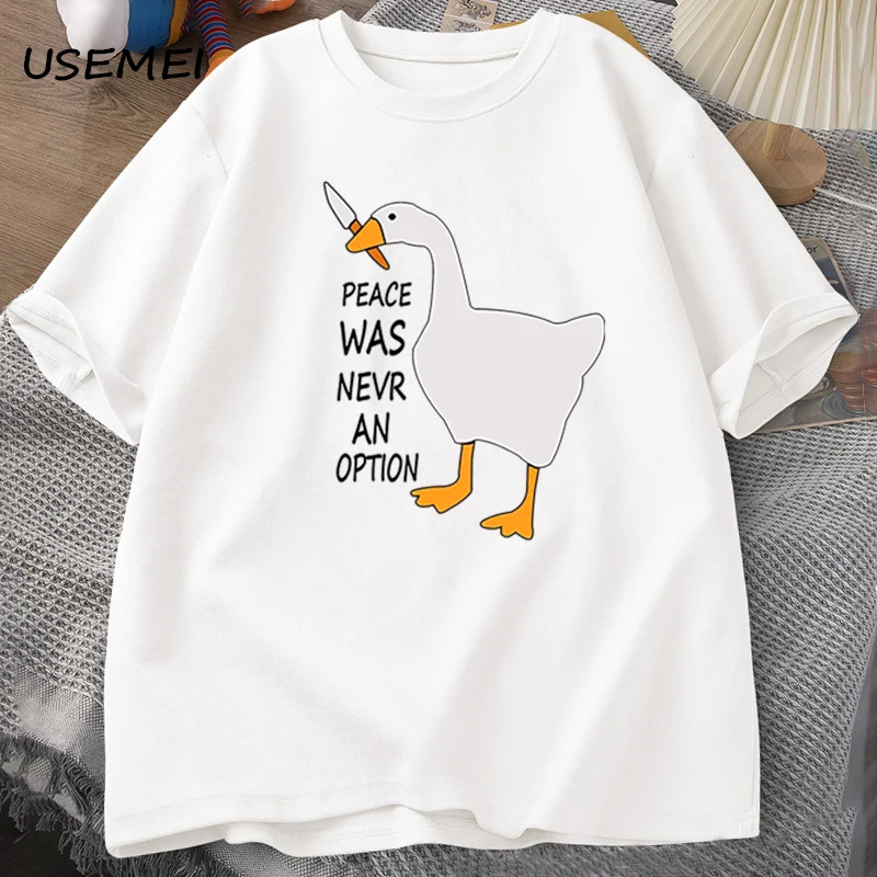 Kaus Goose Peace Was Never An  - Summer Clothing Options ulasan dan harga