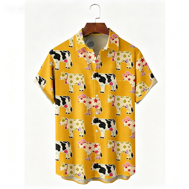 Kemeja Kucing Bunga Pantai Haw - Summer Clothing Holiday ulasan dan harga