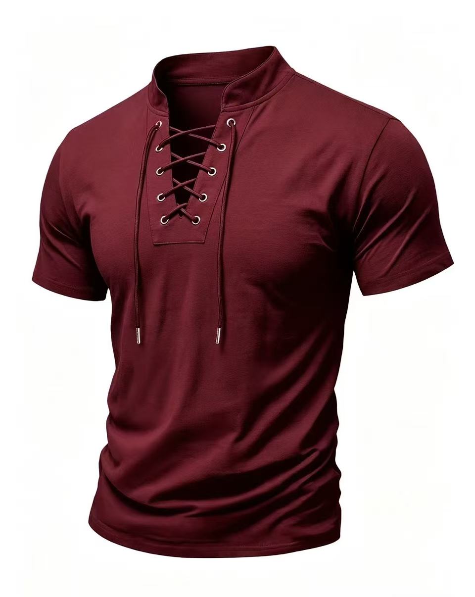 Kemeja Lengan Pendek Kasual Ha - Summer Viking Clothing ulasan dan harga