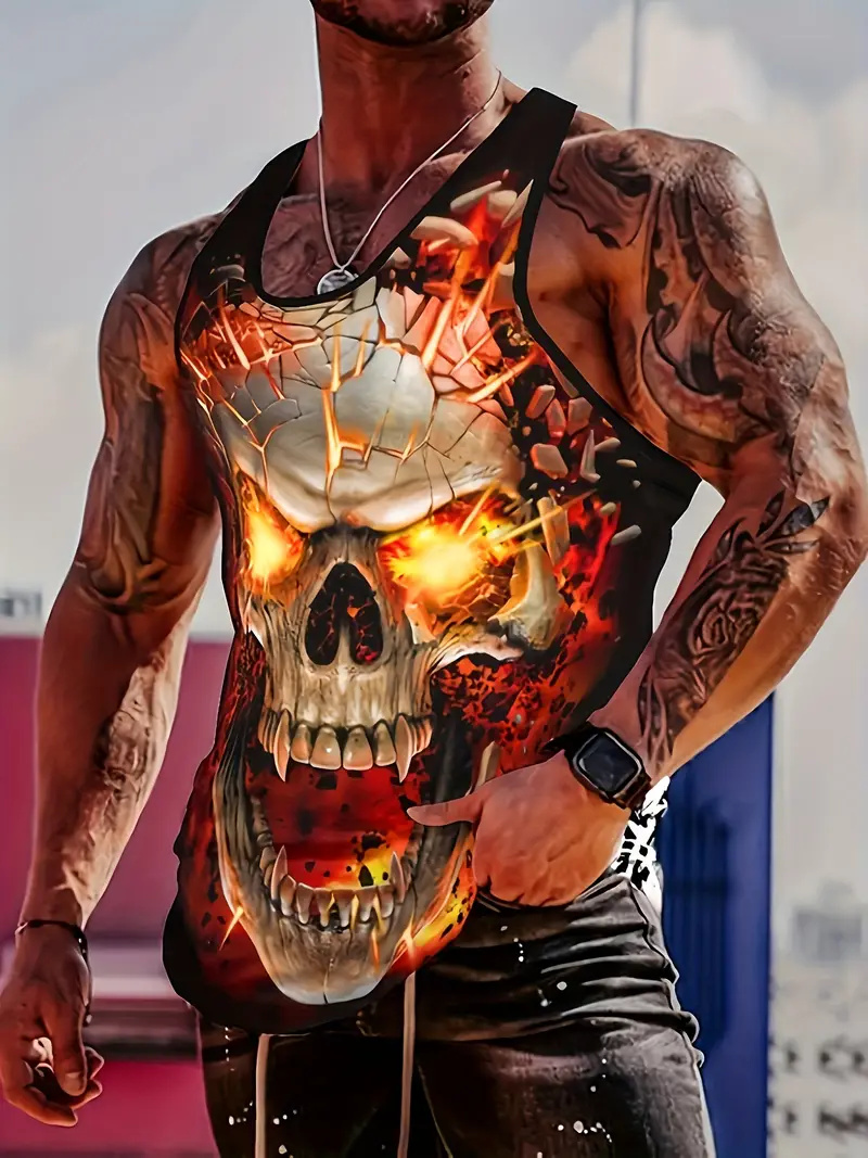 Viking Warrior dicetak leher b - Summer Viking Clothing ulasan dan harga