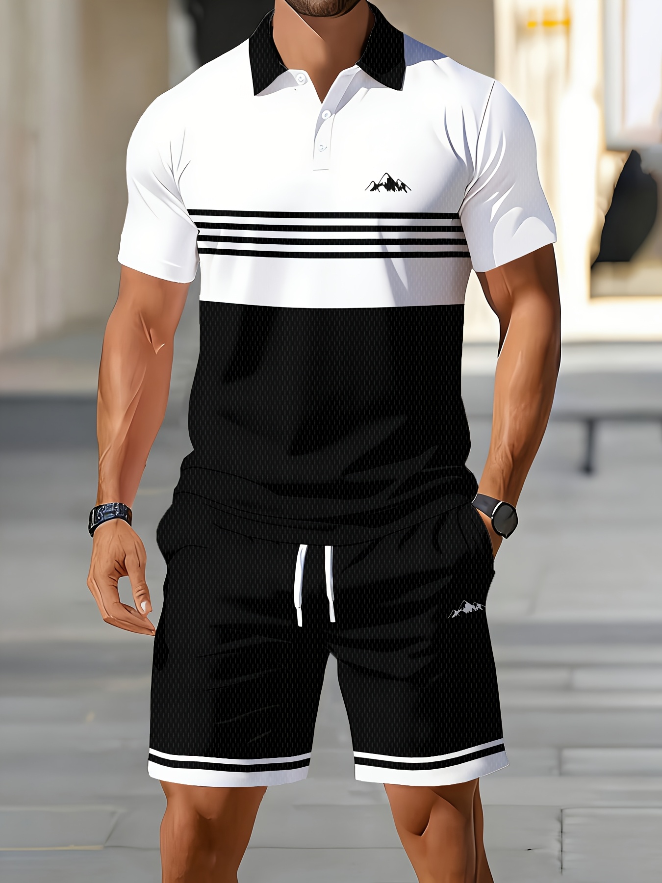Set Kaos Polo Pria Musim Panas - Summer Clothing Design ulasan dan harga