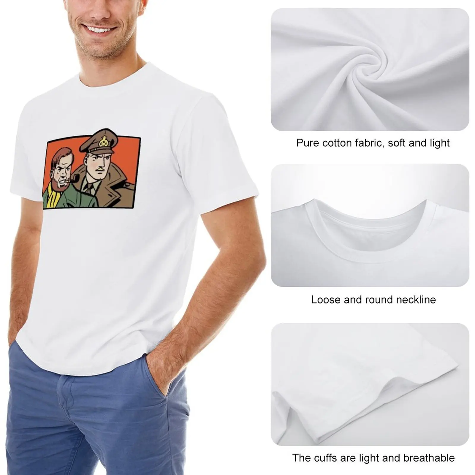 Blake dan Mortimer Banner figu - Summer Clothing Banner ulasan dan harga