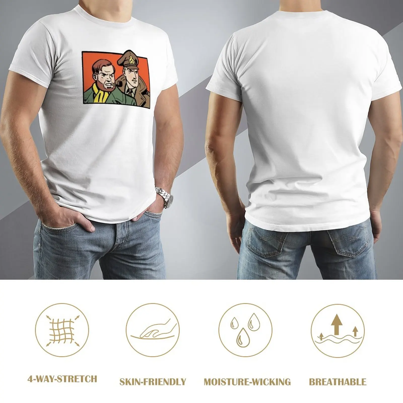 Blake dan Mortimer Banner figu - Summer Clothing Banner ulasan dan harga